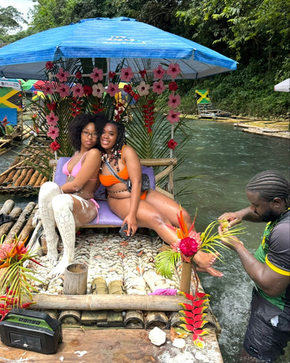 Bamboo Rafting + Limestone Foot Massage – Jamaica River Experience