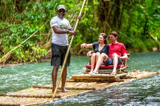 Bamboo Rafting + Limestone Foot Massage – Jamaica River Experience