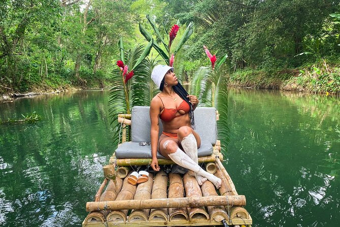 Bamboo Rafting + Limestone Foot Massage – Jamaica River Experience