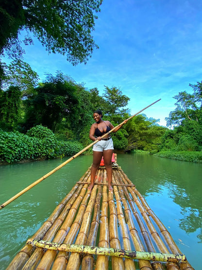 Bamboo Rafting + Limestone Foot Massage – Jamaica River Experience